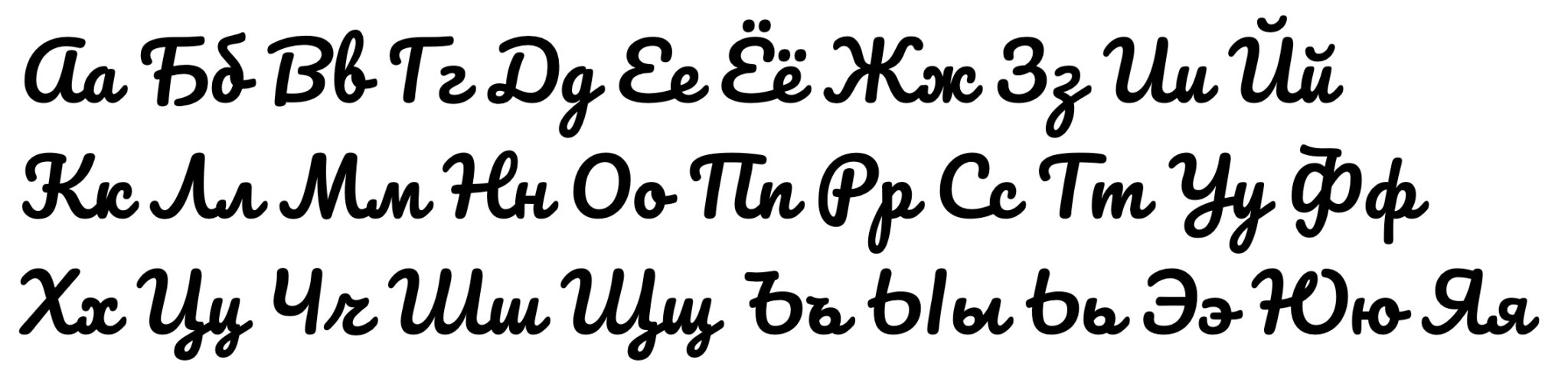 HOW TO LEARN RUSSIAN CURSIVE visual data 2